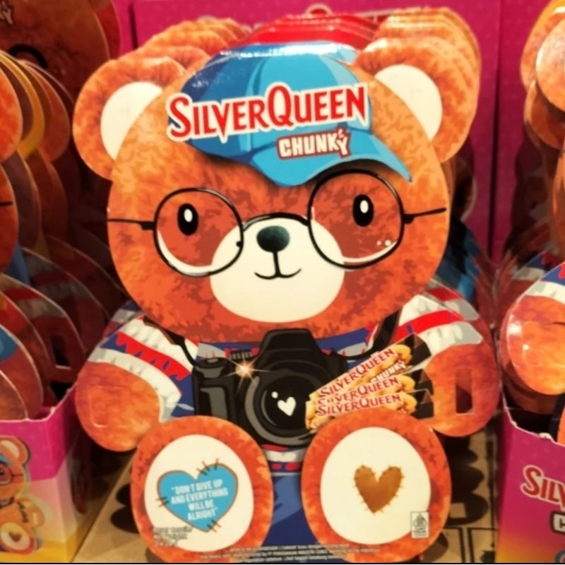 

Silverqueen Chunky Bar Cashew Valentine Pack Teddy Bear (3pcs x 30gr)