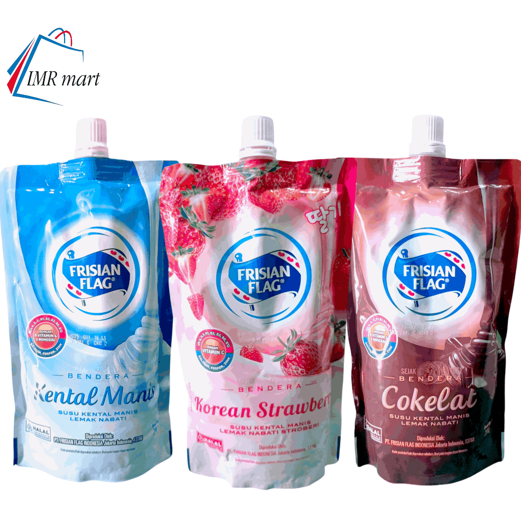 

SKM Bendera Frisian Flag 280 Pouch Susu Kental Manis Putih Stoberi Coklat