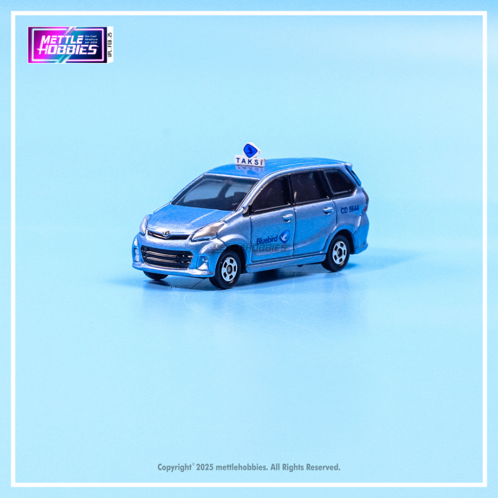 Tomica Custom Toyota Avanza Veloz Taxi Blue Bird Diecast Miniatur Mobil 1:64