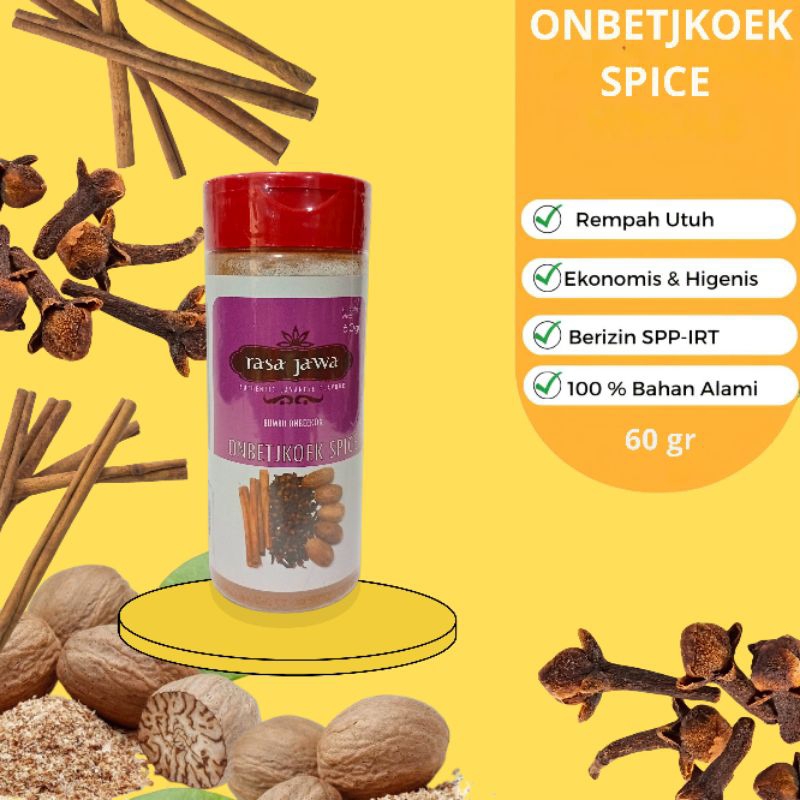 

RASA JAWA ONBETCKOEK SPICES 60GR