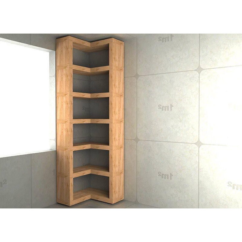 Rak Buku Pojok Minimalis Lemari Buku Lemari Pojok Rak Buku Modern