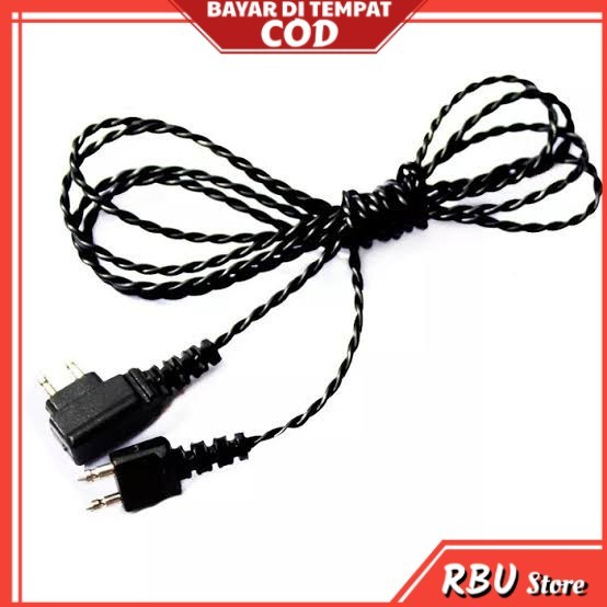 Kabel Alat Bantu Dengar Pocket Saku 2 Pin Original Berkualitas Sparepart Alat Pendengaran