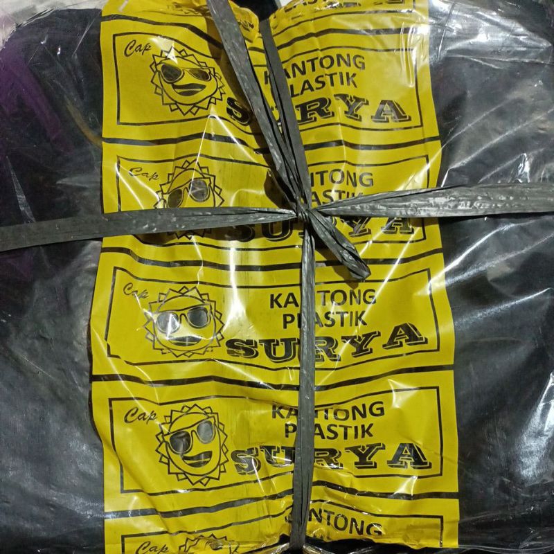 kresek hitam owol hitam mer k  idaman / Surya hitam kecil . tanggung . besar 500gram