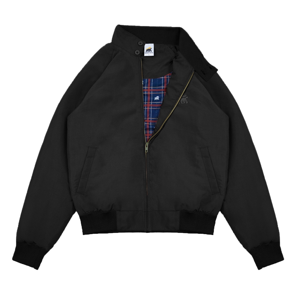 House Of Smith Jaket Harrington Pria - Hangor Black #6 - Harrington Jacket