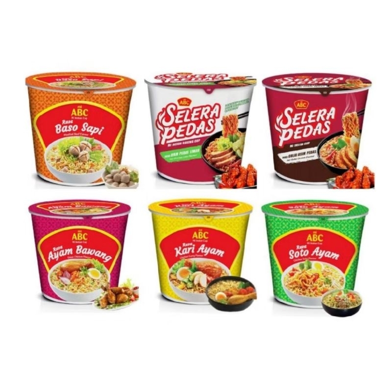 

ABC MIE CUP RASA 60G