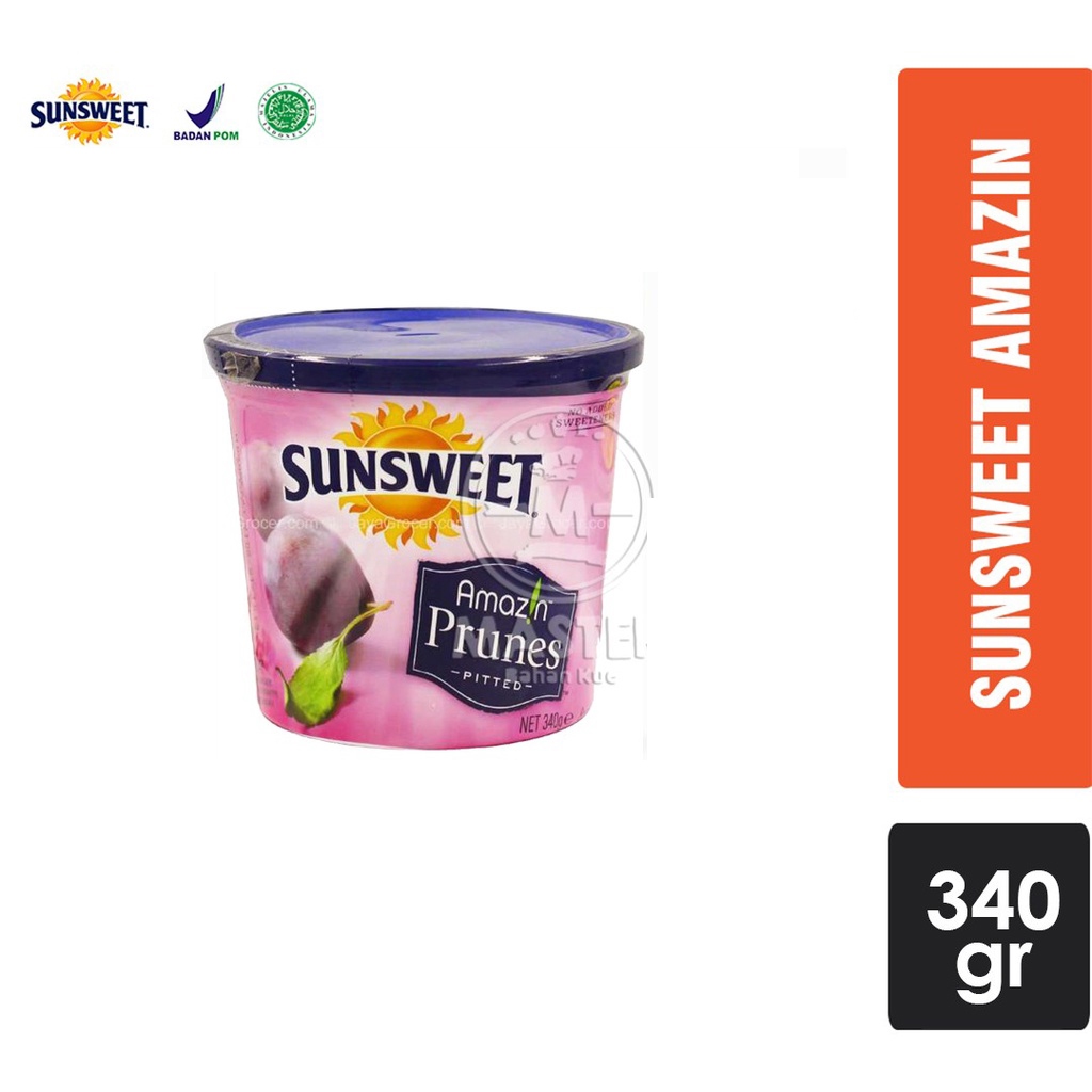 

Sunsweet Amazin Prunes Pitted / Buah Plum Kering Sun Sweet Amazing [ 340gr]