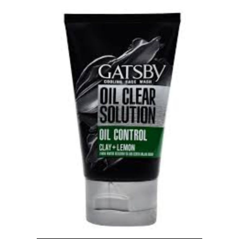 GATSBY Face Wash Oil Clear Solution Clay + Lemon