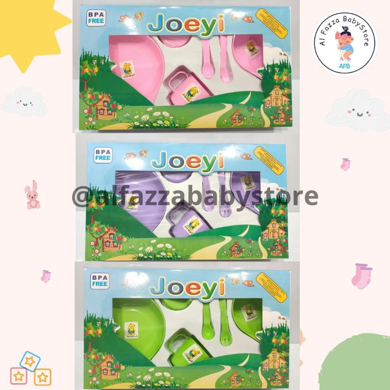 Feeding Set Joeyi Besar & Kecil / Tempat Makan Bayi Joeyi Set Murahh