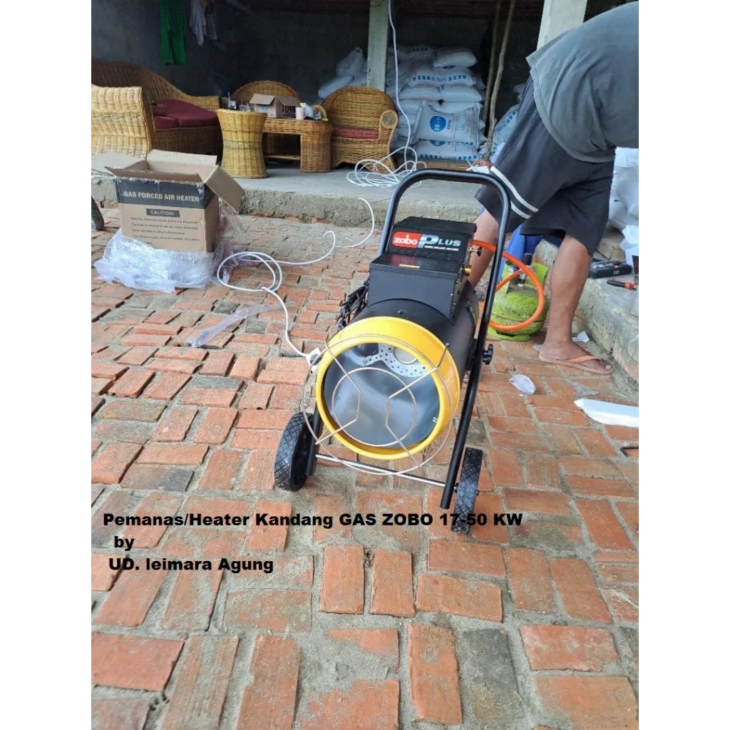 Pemanas/Heater Kandang GAS ZOBO 17-50 KW kandang closed ayam