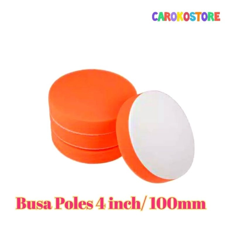 Busa poles 4 inch 100mm sponge polishing pad compound