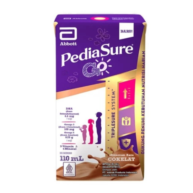 

PediaSure Go Cokelat / Vanilla - Nutrisi UHT - 110ml