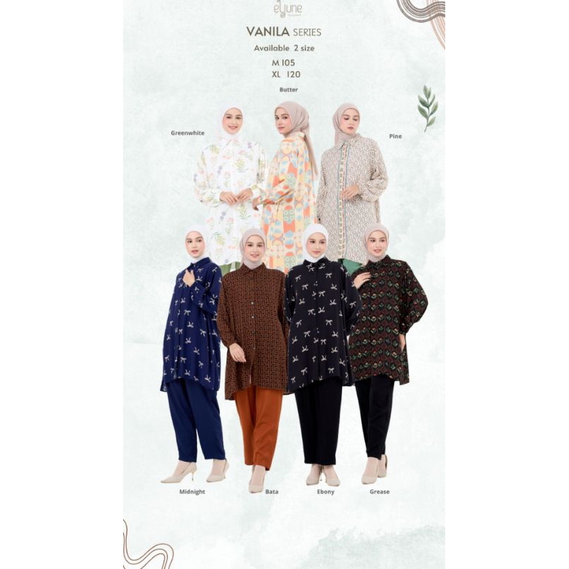 Eljune One Set Vanila Tunik. One Set Vanila Tunik Eljune By Eyberli Terbaru. Eljune By Eyberli Origi