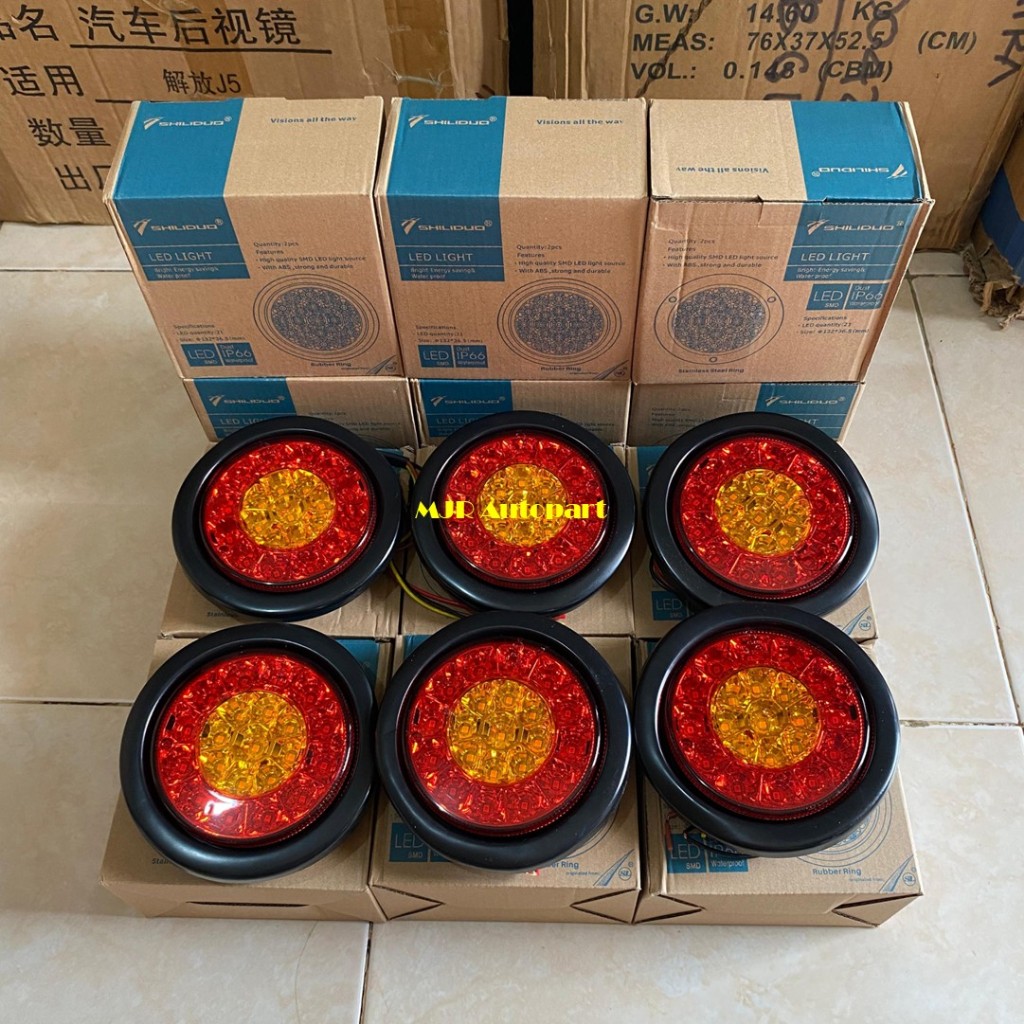 LED Stoplamp Truk (Lampu Rem) 12V/24V Cahaya Terang