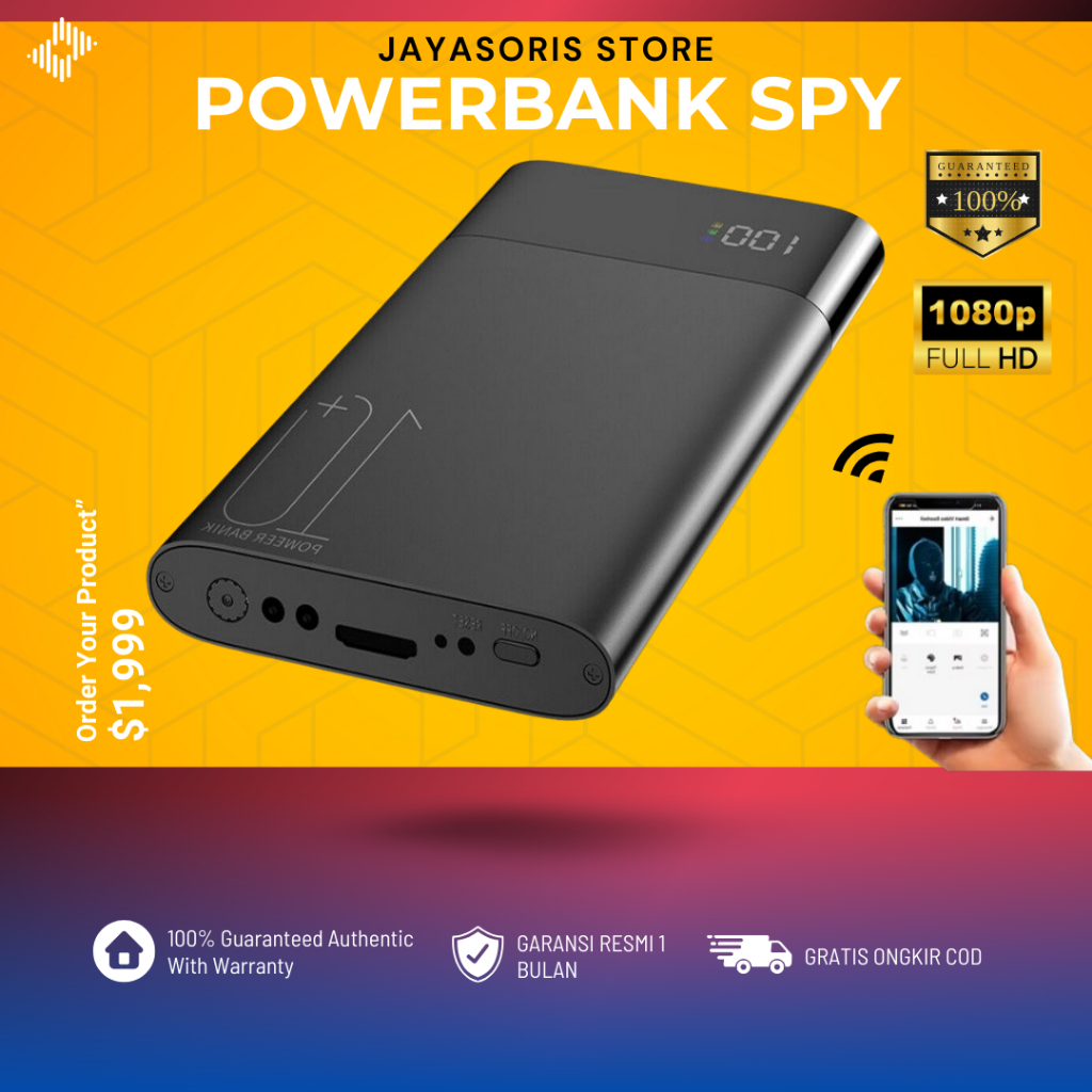 KAMERA PENGINTAI KECIL CCTV MINI TERSEMBUNYI WIFI TANPA KABEL SPY CAM IP HIDDEN CAMERA OUTDOOR JARAK