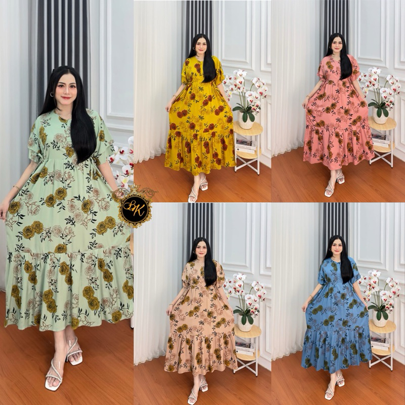 Daster Kanaya Jumbo| Daster Chibi Jumbo| Dress Kanaya Terbaru