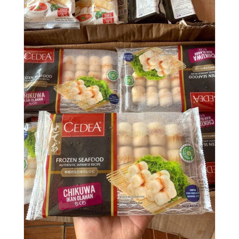 

Cedea Frozen Seafood Chikuwa Ikan Olahan