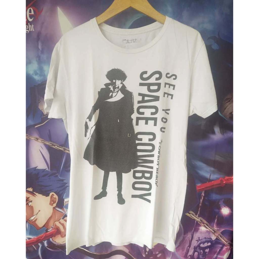 Cowboy Bebop See You Space Cowboy Graphic Official Anime Tee Kaos Tshirt Original Second Merch Japan