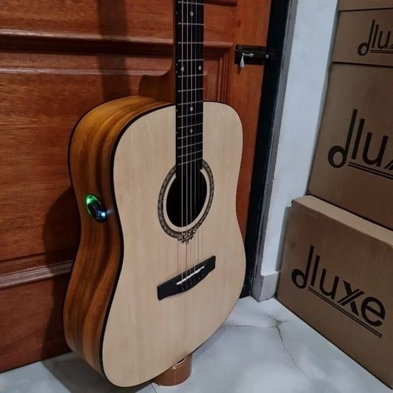 Gitar Transkustik Dluxe D-110 Original Pabrikan Gitar TA dluxe Gitar Transcoustic Dluxe