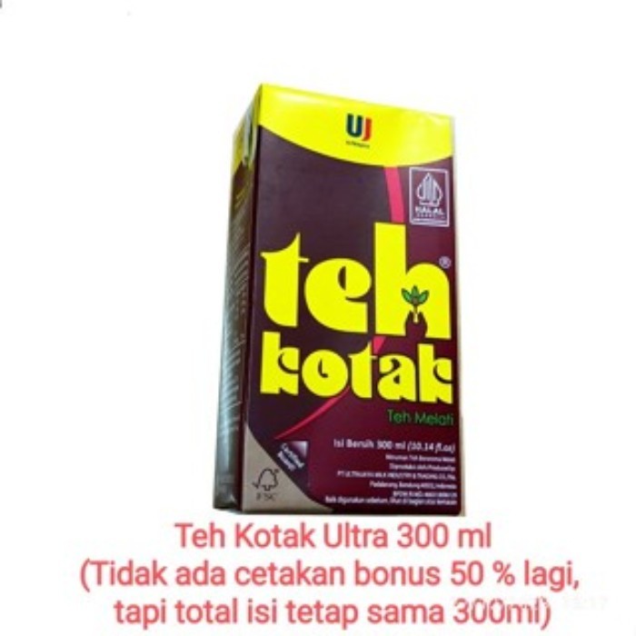 

Teh Kotak Ultra Teh Jasmine Kemasan 300 ml 1 pcs