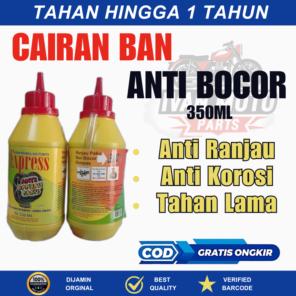 CAIRAN TUBELES EXPRESS / CAIRAN PENAMBAL BAN / CAIRAN BAN TUBLES PROTECH/ CAIRAN BAN ANTI BOCOR