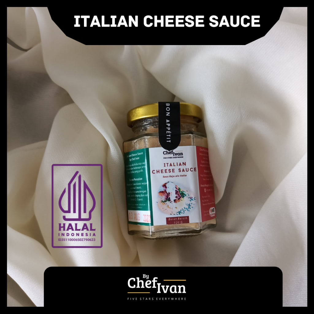 

Saus Keju Saos Steak Italian Cheese Sauce Bumbu Masak Sehat Non MSG