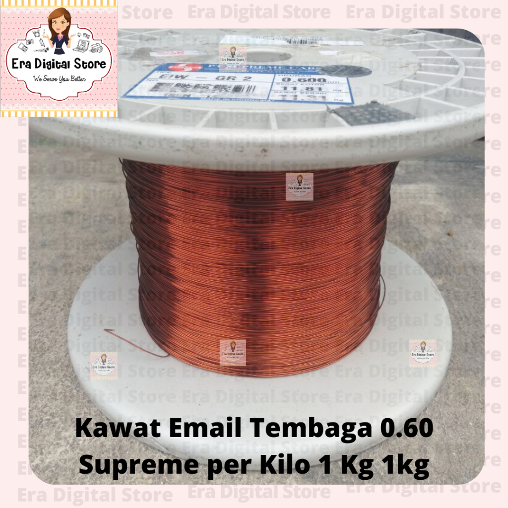 Kawat Email Tembaga 0.60 Supreme per Kilo 1 Kg 1kg