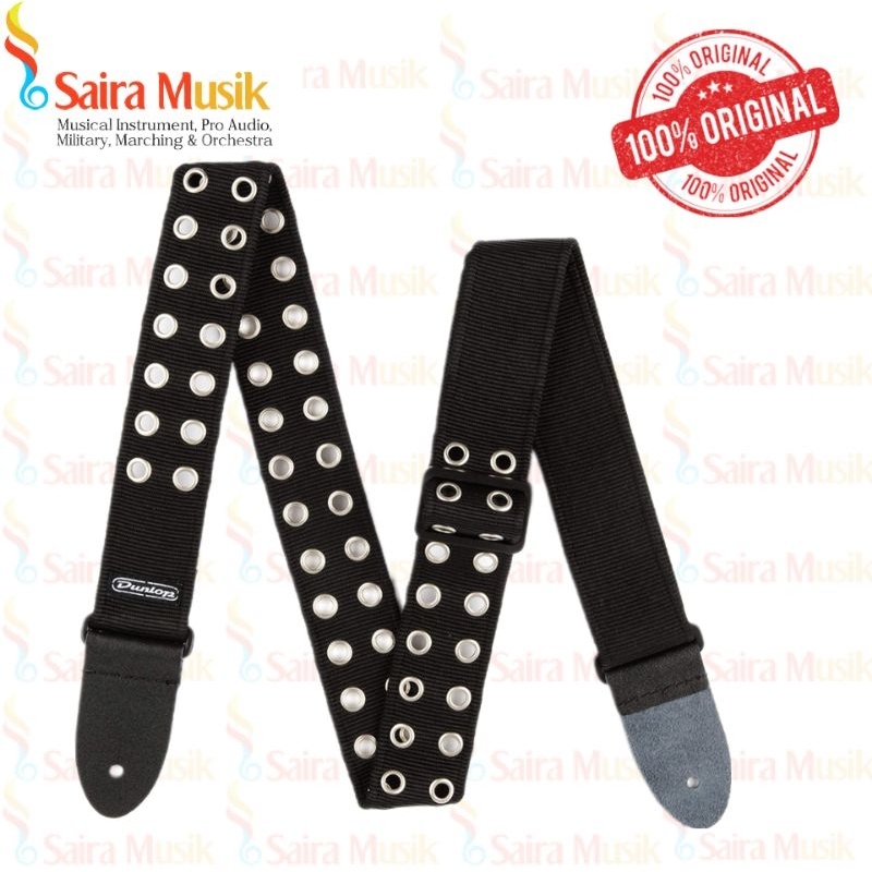 Strap Gitar J.Dunlop Grommet BK D38-19BK