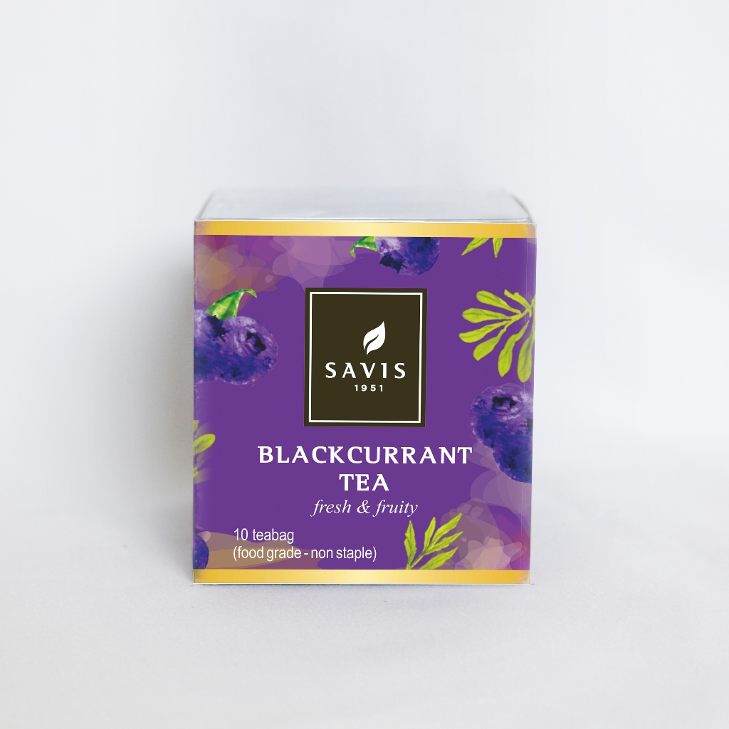 

Teh Premium Savis Isi 50 Teabag - BLACKCURRANT TEA