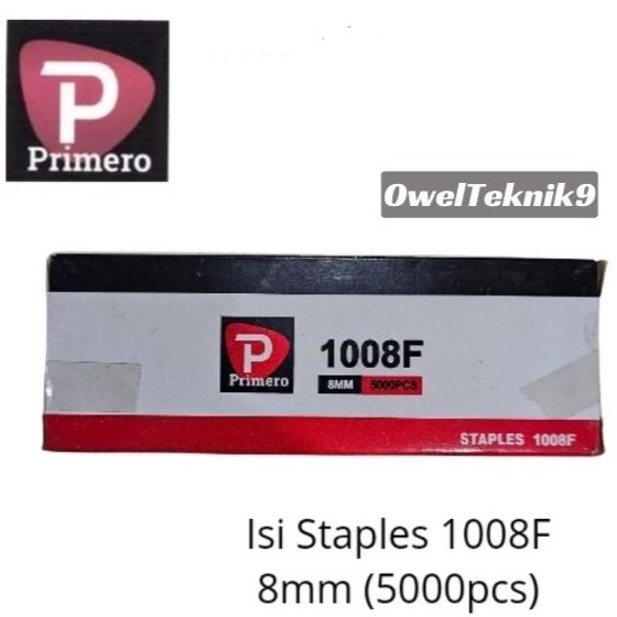 

OwelTeknik9 - Isi Staples 1008F (5000) PRIMERO/Paku tembak Staples 1008F Primero/Isi Refill Staples 1008F Primero 100% ORIGINAL