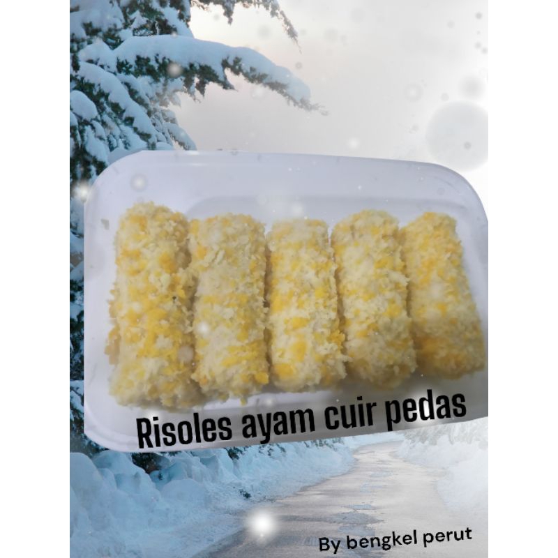 

risoles ayam cuir pedas