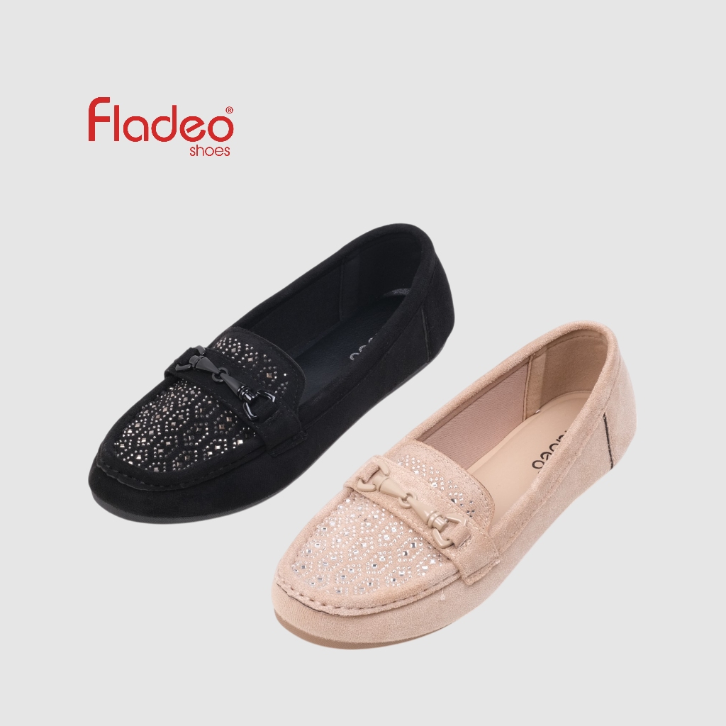 Fladeo A25/LSM324-1BG/Sepatu Moccasin Slip On Wanita [ Moccasin Shoes ]