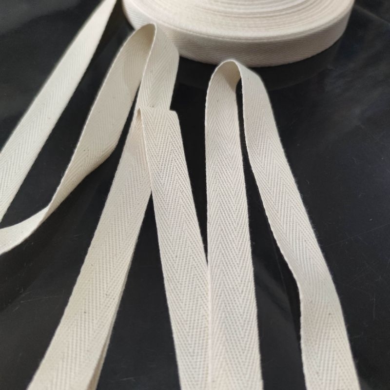 pita katun,twil tape/lebel katun,lebar 2,5 cm