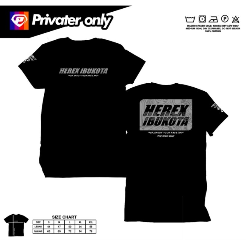 KAOS HEREX IBUKOTA / HEREX / IBUKOTA / ORIGINAL / CB / GL / MEGAPRO / TIGER / HEREX