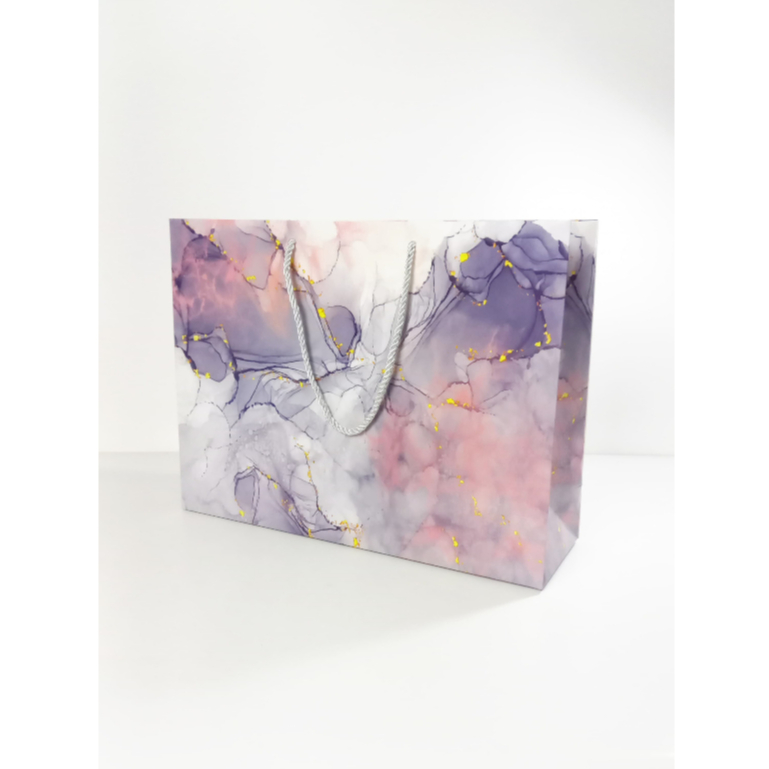 

Paperbag Gift Edition Marble Misty Purple Uk 40 x 12 x 30 cm