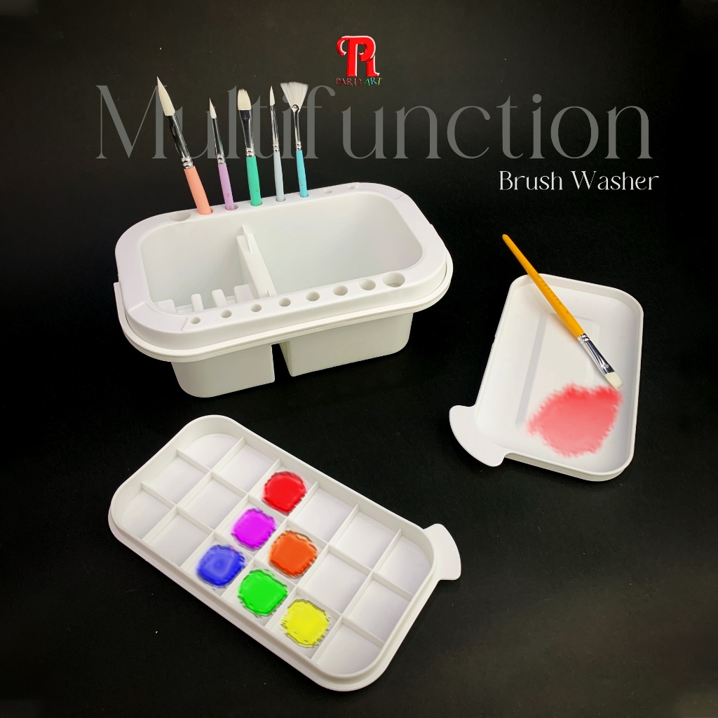 

Multifunction Brush Washer / Tempat Cuci Kuas / Tempat Cuci Kuas Multifungsi