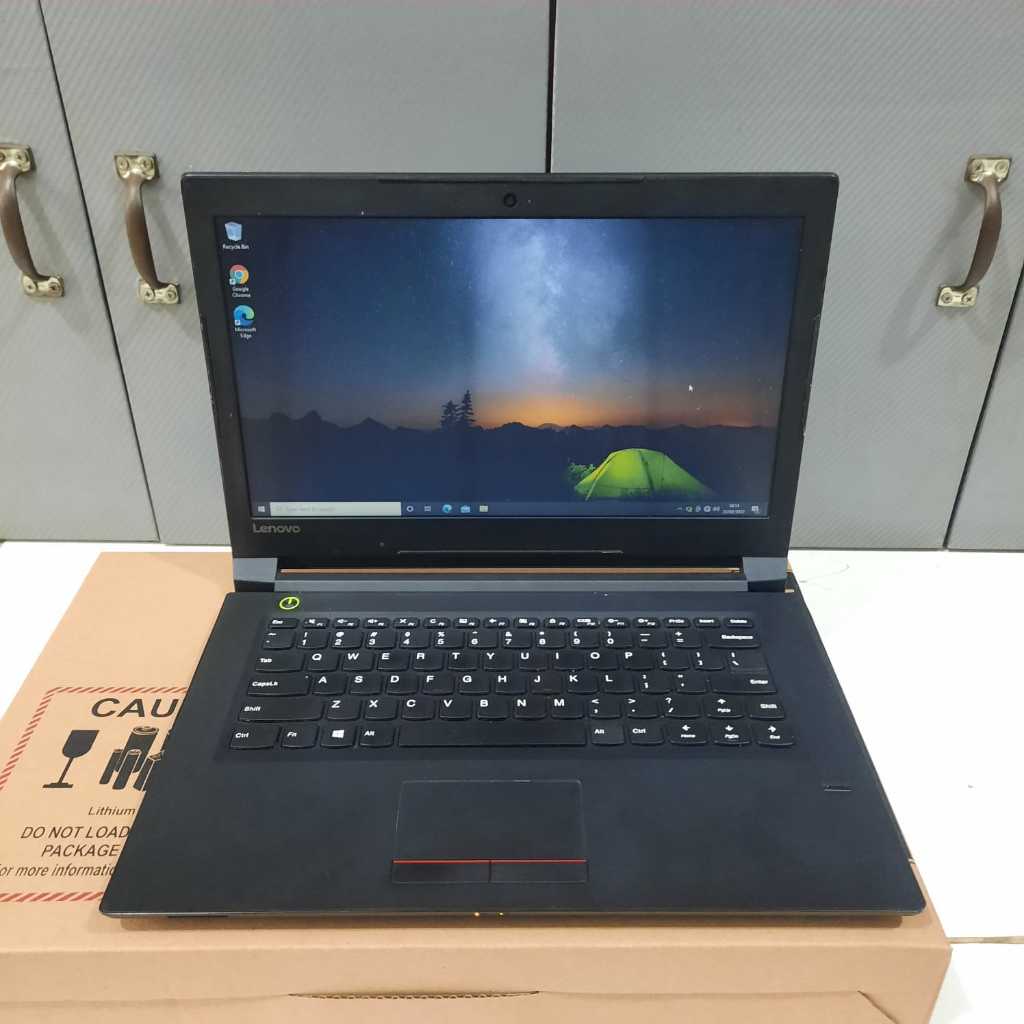 Laptop Lenovo V310, Intel Core i5-7200U, Gen 7Th, Lengkap, Black