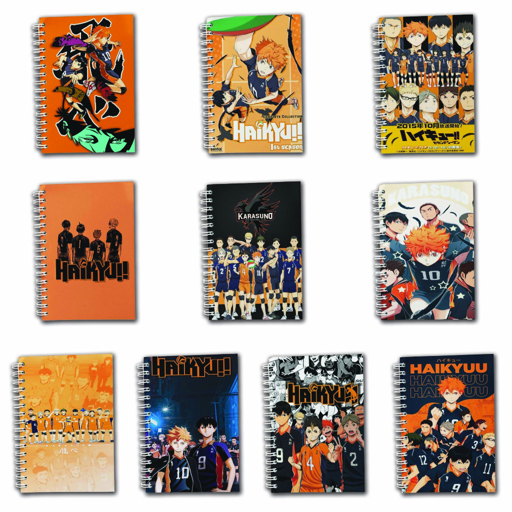 

Note Book Spiral Large (10 cm X 14 cm) Edisi Haikyu #1 / Notebook A6 Custom / Seminar Kit Surabaya