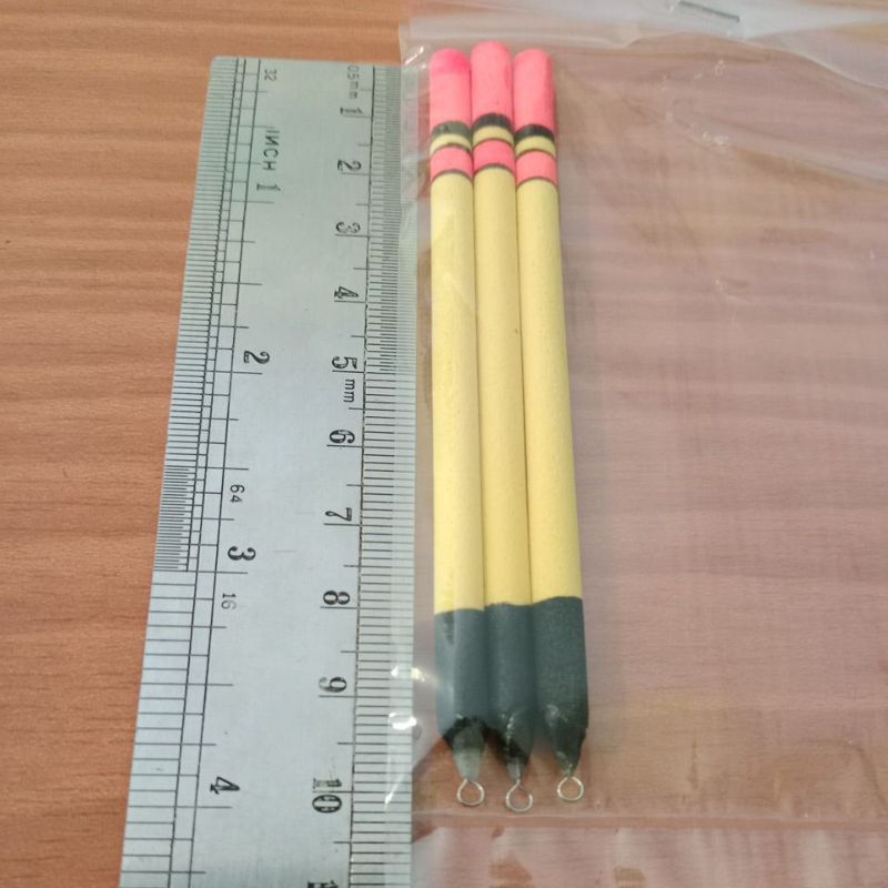 Pelampung/kumbul pancing busa panjang 10cm