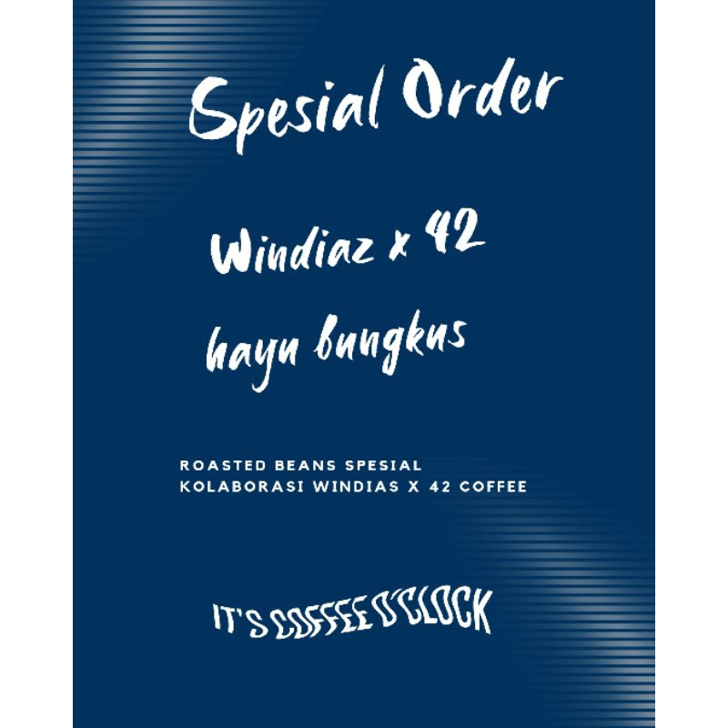 

Spesial Order Friends Windiaz x 42 coffee
