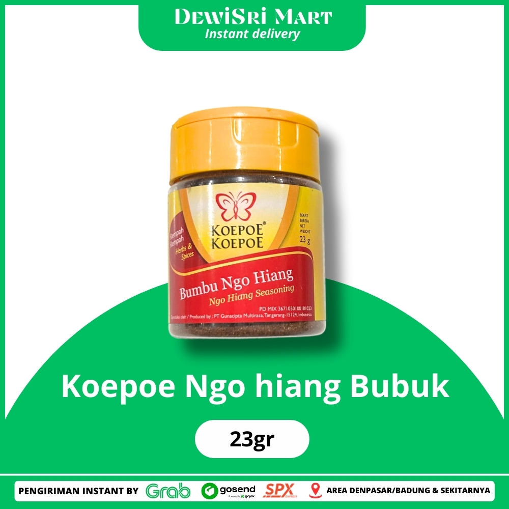 

Koepoe Ngo Hiang Bubuk 23gr - Dewi Sri Mart