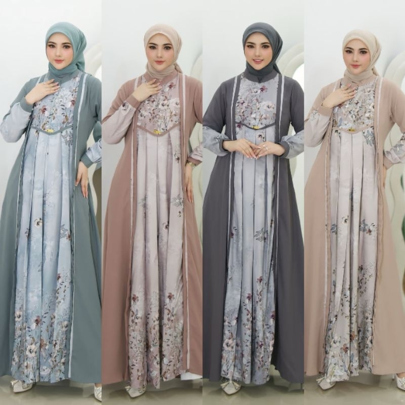 GAMIS DF TERBARU BARBIE DRESS BY DF COLLECTION ORI TERMURAH