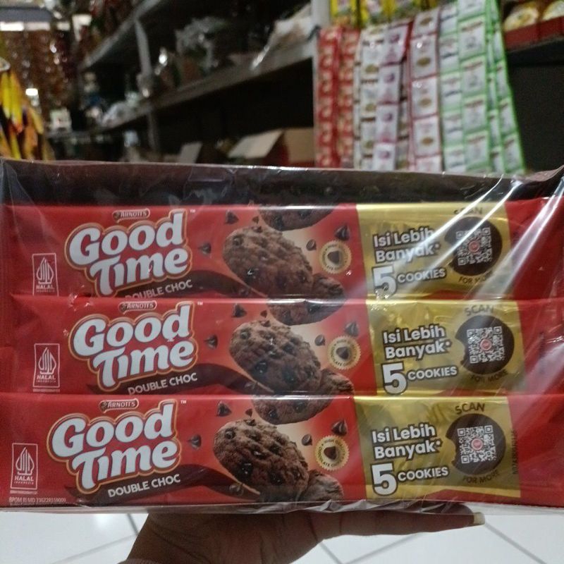 

Good Time Double Choco Cookies Isi Lebih Banyak