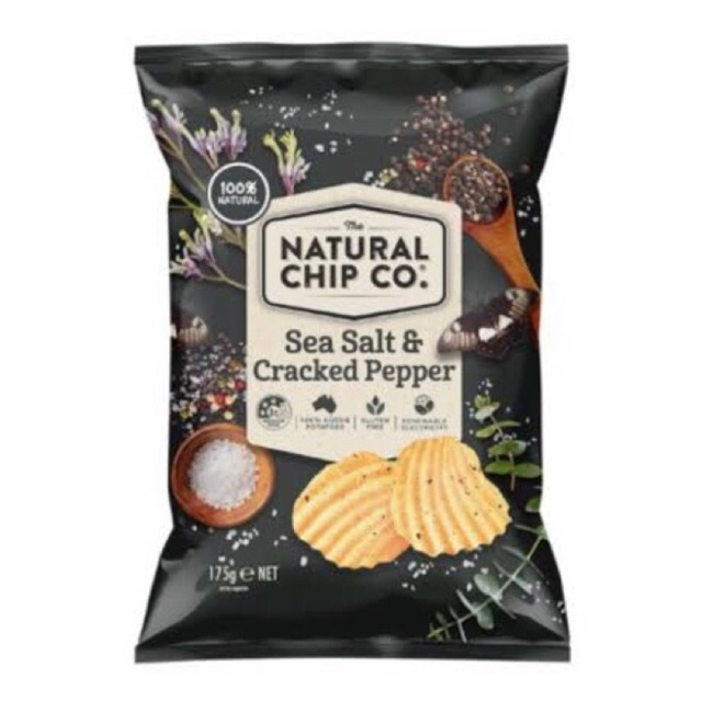 

The Natural Chip Co Sea Salt & Cracked Pepper 175gr