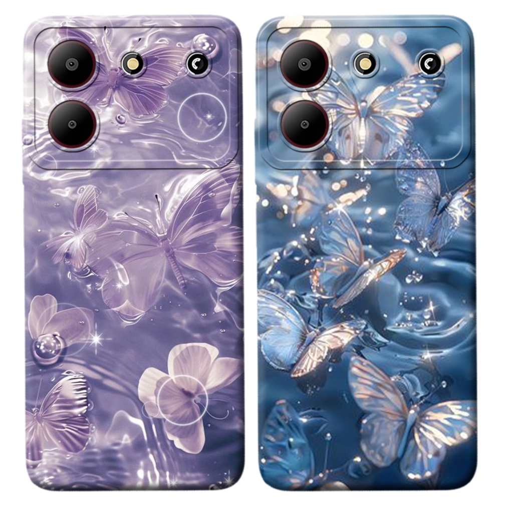 #ZC02 Softcase procamera untuk ZTE BLADE A54 Terbaru - ZTE BLADE A54 - bahan karet lentur-Motif Butt