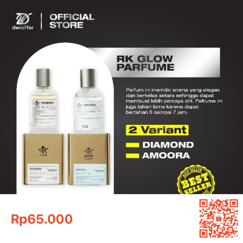 (PROMOO) RK GLOW COSMTEIK Parfum - 100% ORIGINAL GARANSI