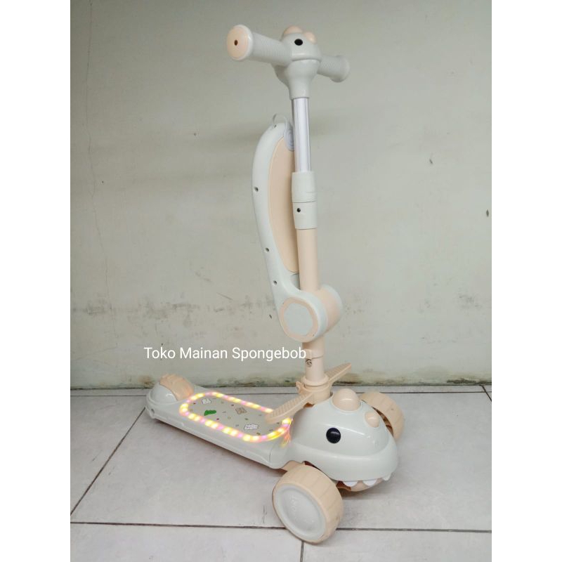 Skuter anak dino,skuter lipat,skuter duduk,skuter ada kursiny,skuter exotic