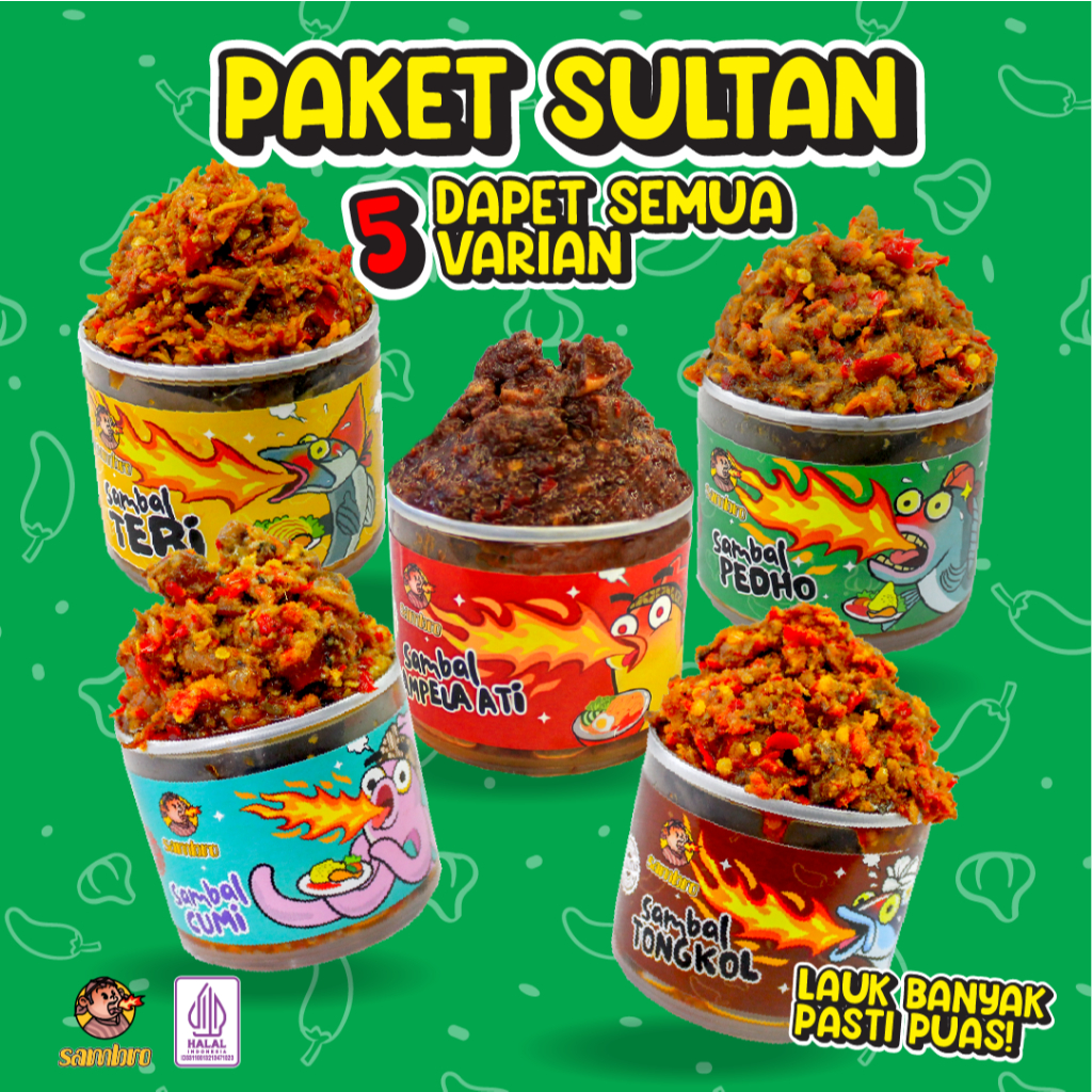 

Sambro - Paket Sultan (5 x150g)