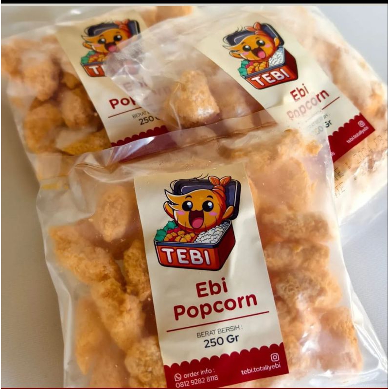 

Udang TEBI Ebi Popcorn (250 Gr)