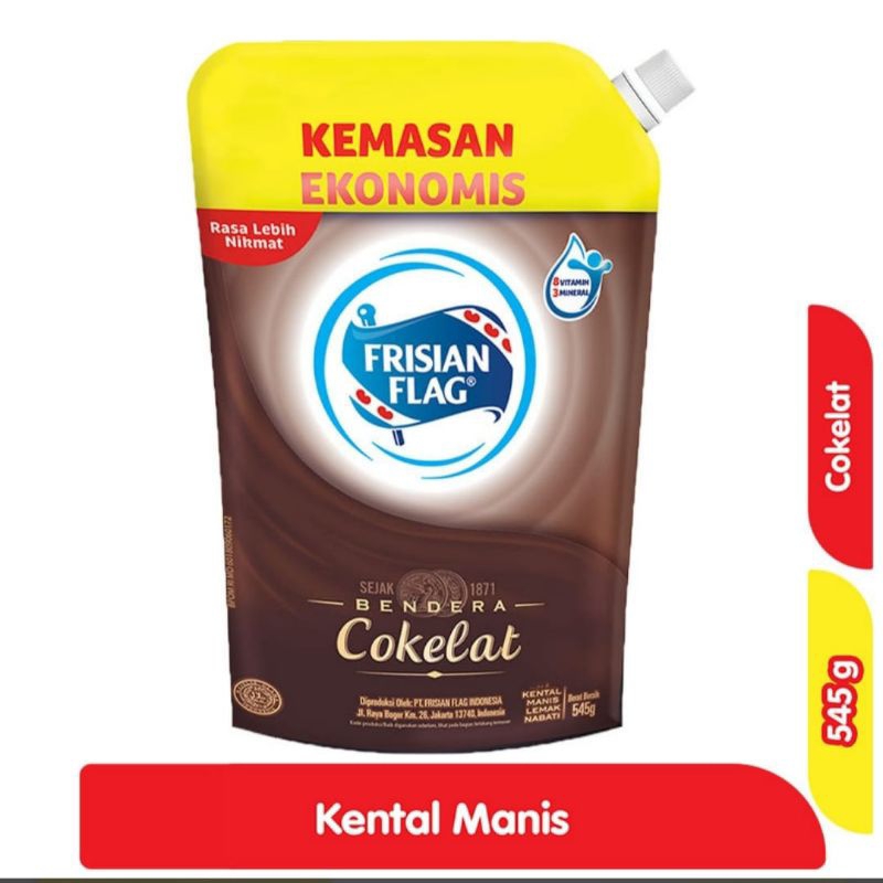 

Frisian Flag Kental Manis Coklat Pouch 545g