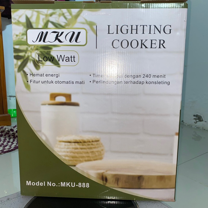 (NEW ORIGINAL & BISA COD) KOMPOR LISTRIK LIGHTING COOKER MKU 888